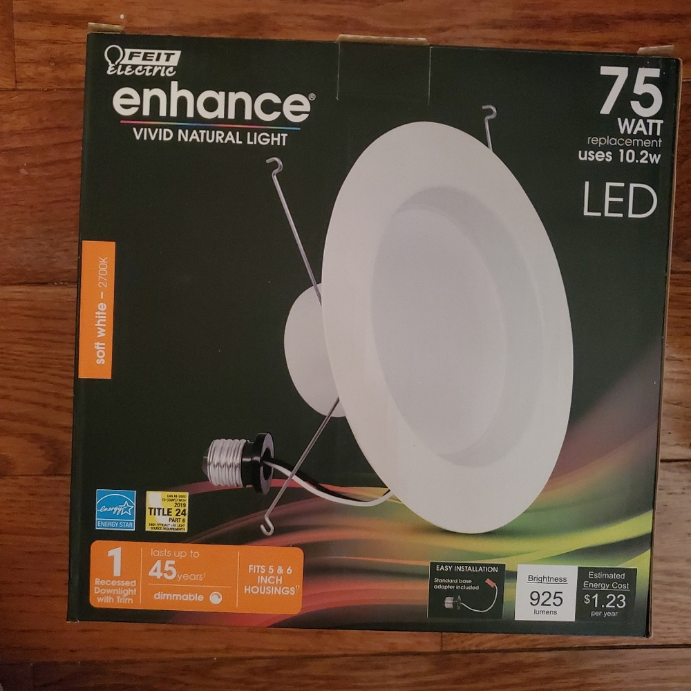 2 Pack Of 75 Watt Soft White Replacement Flush Recessed Ceiling Lights | RRR Mis